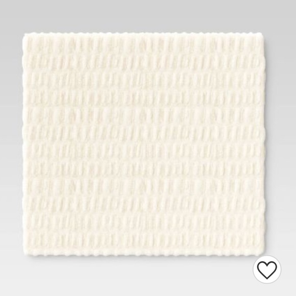 Faux Rabbit Fur Throw Blanket by Threshold - Picture 2 of 5